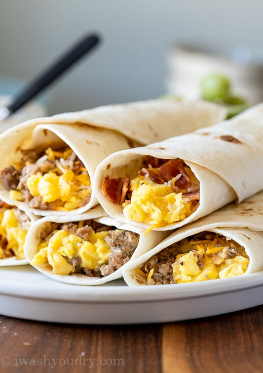 Bacon Breakfast Burritos